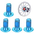thumbnail image 4 of 1 Boîte/12 Pcs Vis de Frein en Acier Titane Vis de Fixation Durables pour Vélo de Montagne (Bleu), 4 of 7