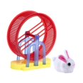 thumbnail image 4 of HILABEE Electric Simulation Plush Toy Accessories Fun Kids Pet Toy with Wheel Runner Simulated Bunny, 4 of 9
