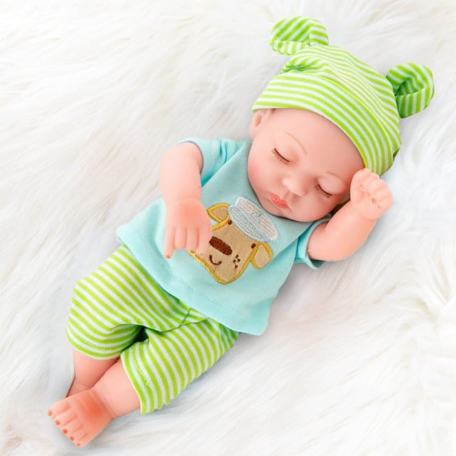 QIPOPIQ Full Body Silicone Dolls ,Mini Realistic Doll Real Life Miniature Doll