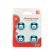 4 PCS Cute Thumb Grip Caps for Nintendo Switch / Lite / OLED, Joy-Stick Button Stick Cover Analog Ergonomic Cap for NS Controller Joy-Cons（Yellow）