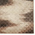 thumbnail image 2 of Linon Evolution Tapis à Motif Treillis Zigzag Tissé Mécaniquement en Polyester 2'x3' Beige, 2 of 3