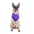 thumbnail image 1 of 2 Pack Paisley Polyester Pets Dogs Bandana Triangle Shape  - Oversized (Purple), 1 of 2