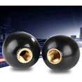 thumbnail image 2 of Jinsinto 5pcs Bakelite Ball Knob, Black Round Handle Gear Shift Ball Knob with M6 Thread Copper Insert, 2 of 5