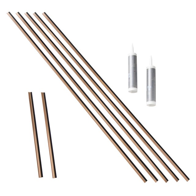 Fasade Kit d'Accessoires Cuivre Poli