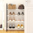 thumbnail image 4 of TIMIFIS Shoe Rack Shoe Rack Shoe Rack Storage Organizer With 4 Tiers Metal Shelves For Bedroom Closet Entry Dorm Room New Home Essentials, 4 of 6