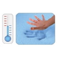 thumbnail image 3 of ViscoLogic Gel Memory Foam Mattress Topper with Bamboo Fibre Washable Cover, 2 Inch Full Topper, 3 of 3