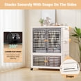 thumbnail image 1 of Plastic Storage Bins With Lid, Stackable Storage Containers, Closet Organizers, Stackable Storage Bins With Doors, Wheels And Hanging Rods, 1 of 7