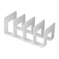 thumbnail image 2 of AHMT Desktop Bookshelf, Tabletop Bookshelf for Office Home Tabletop, Mini Bookshelf,Desktop Shelf,Small Bookcase, Book Organizer for Living Room, Bedroom, Home Office,Kids Room(White), 2 of 6