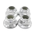 thumbnail image 1 of fastboy 4pcs/set Aluminum Alloy Nylon Wheel Lock Nut For 1/10 Axial SCX10 Crawler Crawler S Durability Silver 1Set, 1 of 6