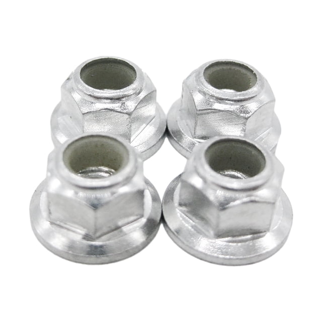 fastboy 4pcs/set Aluminum Alloy Nylon Wheel Lock Nut For 1/10 Axial SCX10 Crawler Crawler S Durability Silver 1Set