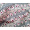 thumbnail image 4 of oneOone Silk Tabby Fabric Peacock Feather Ikat Printed Craft Fabric BTY 42 Inch Wide, 4 of 4