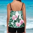 thumbnail image 3 of Weiqiqre Bikini Sets for Women Two Piece Bathing Suits Blouson Tank Top with Boyshorts Tummy Control Modest Swimsuits, 3 of 3