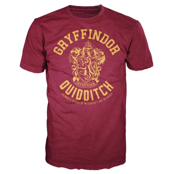 Harry Potter Gryffindor Quidditch Adult T-Shirt (Large)