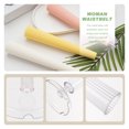 thumbnail image 2 of Shisuyan Taper Wax Mold Handmade Candle Mold Transparent Plastic 1 Set 10.6X3.1in, 2 of 9