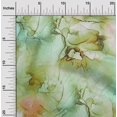 thumbnail image 2 of oneOone Polyester Spandex Light Green Fabric Abstract Floral Sewing Material Print Fabric By The Yard 56 Inch Wide, 2 of 4