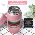 thumbnail image 2 of Amdohai Pot Alimentaire pour Bébé 300 ml en Acier Inoxydable, Isolé sous Vide, Pot Alimentaire pour Enfants pour Aliments Chauds, 2 of 8