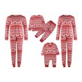 thumbnail image 1 of Pyjamas de Noël Parent-Enfant, Haut et Pantalon Flocon de Neige Arbre Élan, 1 of 10