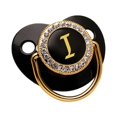 thumbnail image 1 of XZNGL Baby Pacifier 26 Letter Name Initials Silicone Baby Pacifier Golden Shiny Newborn Pacifier, 1 of 1