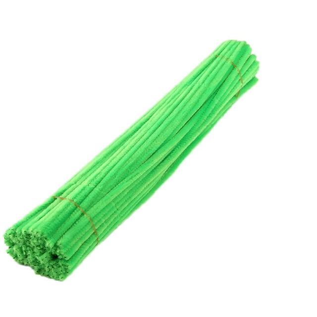 Oleegame 1PC Trashcans For Bedroom 100PC Chenille Stem Solid Color Pipe Cleaners Set for DIY Arts Crafts Decoration
