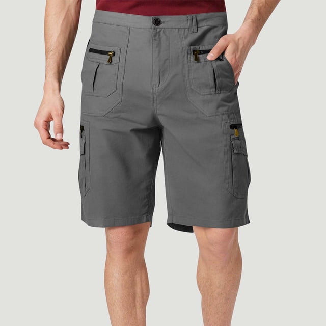 Yusimy Men's Casual Cotton Linen Shorts Elastic Waist Drawstring Pocket Solid Color Summer Beach Relaxed Fit