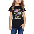 thumbnail image 4 of Birdeem Chemises pour Enfants T-Shirt Graphique à Manches Courtes Col Rond Crop Top pour Filles et Garçons de 3 à 14 Ans T-Shirt Tee, 4 of 12