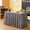 Noir, variante sur Weloille Ensemble Jupe de Table de Noël et Nappe de Table, Nappe Imprimée Festive pour Salle à Manger, Cuisine, Fête, Maison, Décoration de Table pour les Fêtes