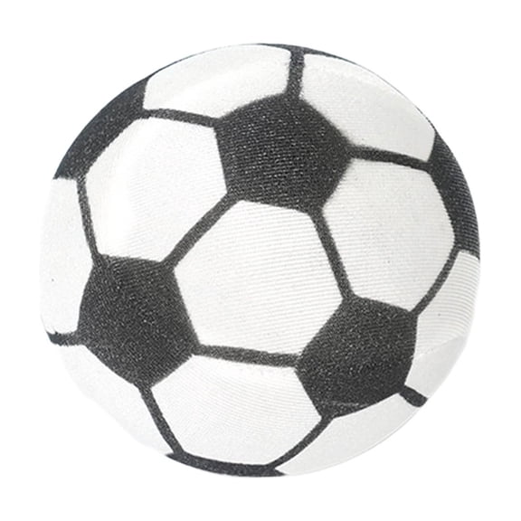 Balle de Soccer TPR Recouverte de Tissu, Balle Rebondissante Légère pour Plage et Jeux d'Eau, Jouet Anti-Stress à Prise, Élastique, Portable, Balle à Lancer Fidget