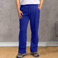 thumbnail image 3 of Men's Rope Loosening Waist Bunny Socks Solid Color Pocket Trousers Track Pants Short Loose Sports Trousers, 3 of 6