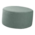 thumbnail image 4 of Housse Ronde pour Pouf Protège-Pouf Housses Rangement Tabouret Housses de Pouf Vert, 4 of 8