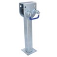thumbnail image 3 of KIMISS Trailer Jack Base, 440-690mm Trailer Jack Stand Drop Leg 2000kg Load Bearing Iron Galvanized For RV Motorhome, 3 of 8