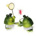 thumbnail image 2 of MesaSe 4Pcs/Set Lovely Iron Frogs Home Desk Top Shop Window Decoration Gift, 2 of 6