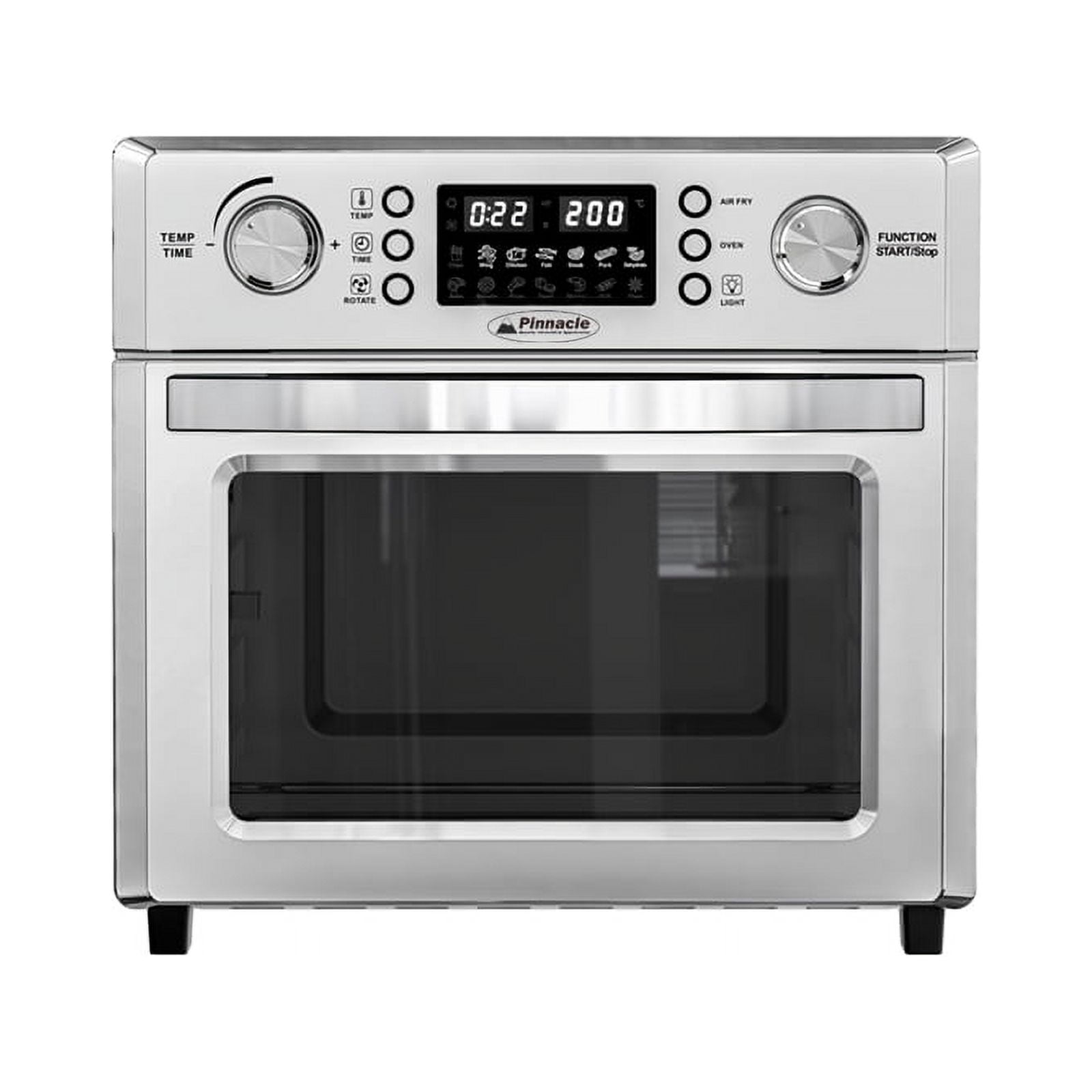 Pinnacle Appliances Microwave Oven AF 500 STAINLESS 0.93 Cubic Feet Capacity; Silver; Stainless Steel; Air Fryer; 5-In-1; Convention Oven