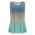 thumbnail image 4 of Birdeem Blouse Sans Manches Décontractée d'Été pour Femmes, Col Ras du Cou, Hauts, T-Shirt à Imprimé Floral, Gilet pour Femmes, 4 of 6