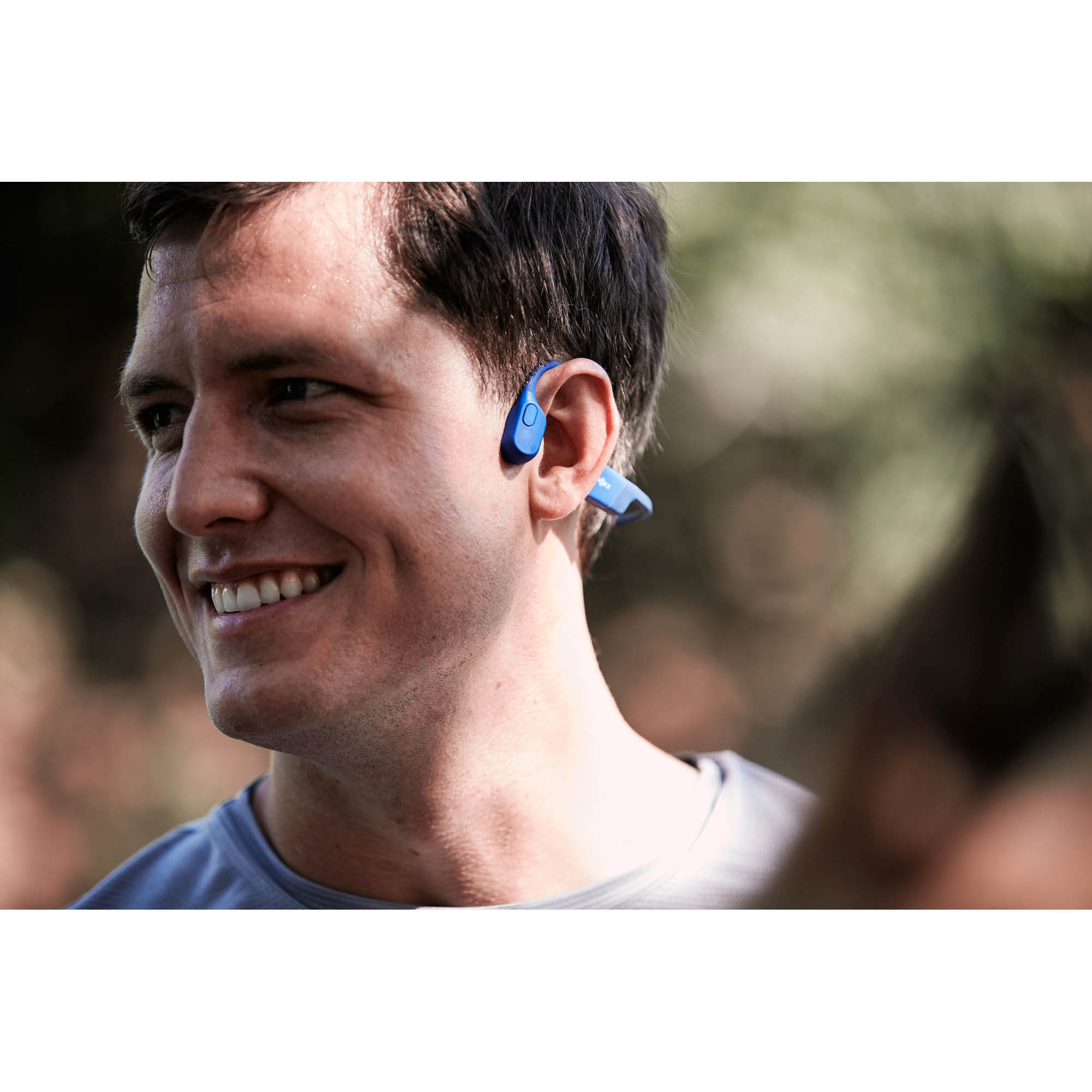 Shokz - OpenRun, CASQUE DE SPORT A CONDUCTION OSSEUSE, bleu