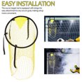 thumbnail image 3 of UPOUART 2Pcs Soccer Goal Net for Football Training with Strap Installation and Vibrant Assorted Colors, 3 of 6