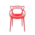 thumbnail image 1 of Chaise de salle à manger en plastique Heavenly Collection Lot de 3, 1 of 2