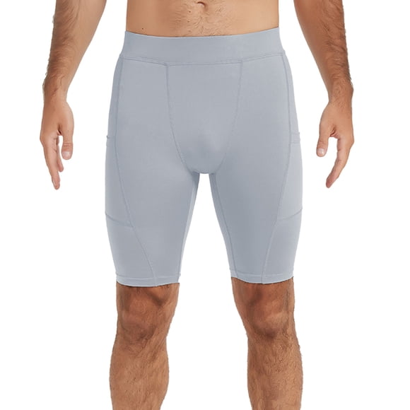 Men's Compression Shorts Athletic Baselayer Workout Running Tights - Elastic Fast-Drying Fabric for Basketball/Football (M-XXXL)