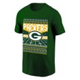 thumbnail image 1 of NFL Green Bay Packers Packers Holiday Design Forest-Green Small T-Shirt, 1 of 2