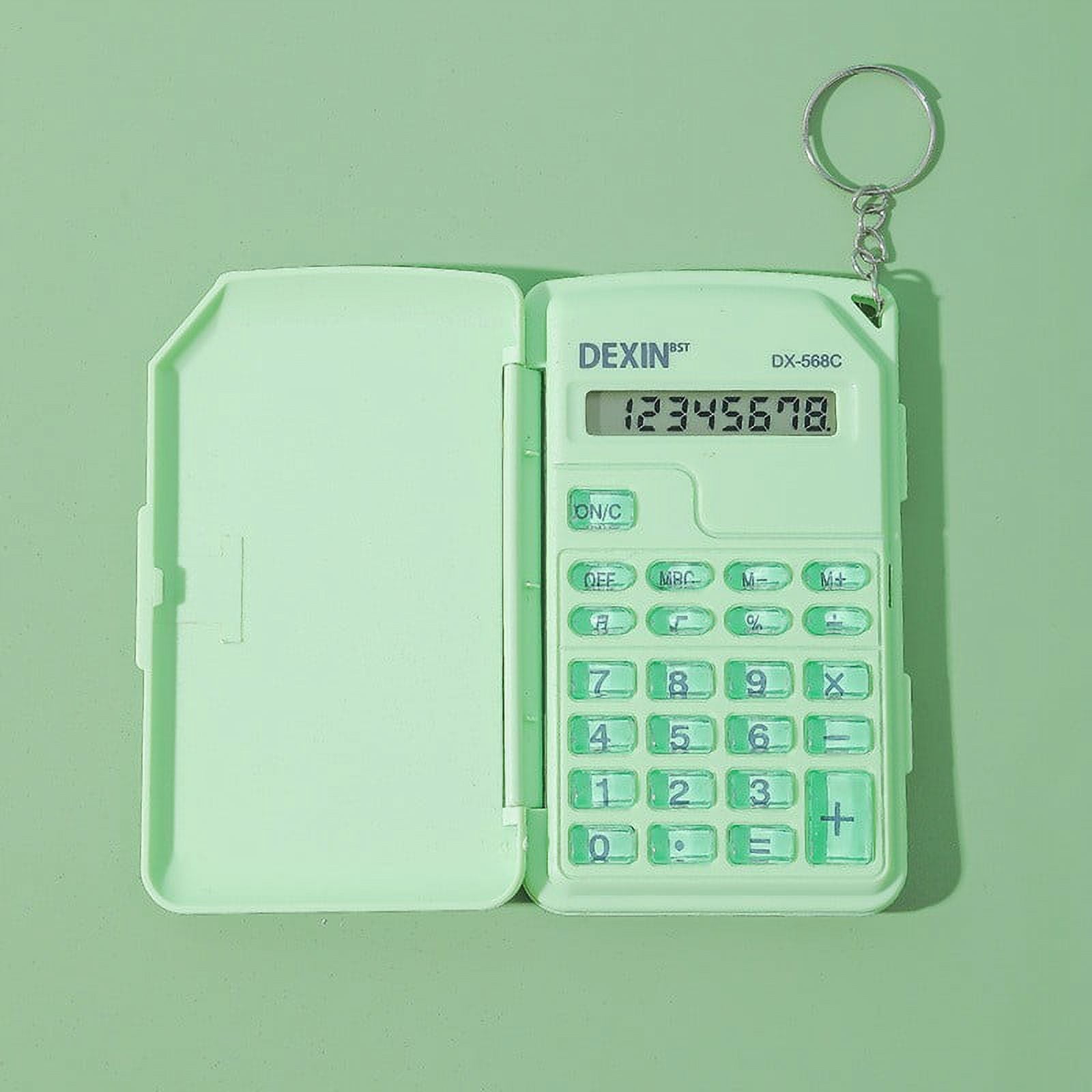 PEONAVET Calculator Calculator High Appearance Value Small Portable Calculator Flip-top Students with Computer Work and Study Palm Obsesseds Calculator