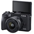 thumbnail image 3 of Canon EOS M6 Mark II Mirrorless Digital Camera + 15-45mm Lens - Black, 3 of 4
