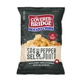 thumbnail image 1 of 170g Covered Bridge Cracked Pepper Potato Chips 12 Pack, 1 of 5