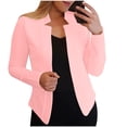 thumbnail image 3 of cfhntfmh Cardigan Grande Taille pour Femmes Mode à devant Ouvert Manches Longues Tuniques Chemises Automne Formel Travail Bureau Cardigans, 3 of 5