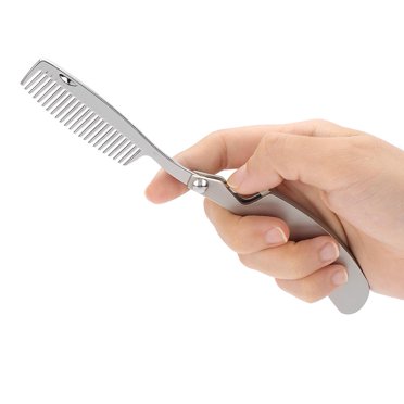 LAFGUR Peigne à Barbe, Kit de Toilettage en Acier Inoxydable, Personnel pour Chemises Poches Portefeuille Maison