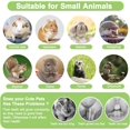 thumbnail image 3 of Jinsinto Rabbit Chew Toys, 30 Sticks Natural Small Animal Hay Sticks Molar Chewing Teeth for Rabbits Lime Hamster Indian Pig Squirrel, 3 of 5