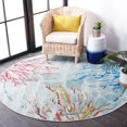 thumbnail image 4 of SAFAVIEH Barbados Coral Outdoor Area Rug, 4 of 6