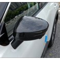 thumbnail image 2 of 2x for Nissan Rogue 2021-2025 Carbon Fiber Look Side Mirrors Rearview Cover Trim, 2 of 4