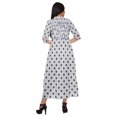 thumbnail image 4 of Moomaya Robe Kurti Longue à Manches Courtes Imprimée, Tunique Ligne A, Haut Indien pour Femmes, 4 of 5