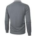 thumbnail image 3 of SHTXOZHI Causal Jackets for Men Zip Up Business Work Jackets Lightweight Long Sleeve Coats, 3 of 4