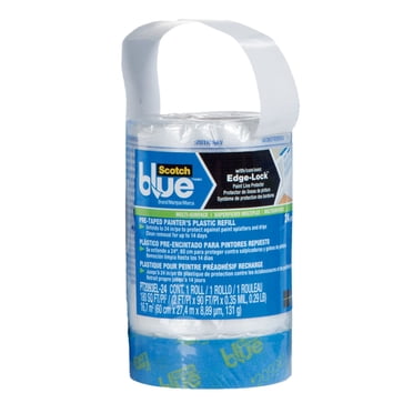 Recharge de pellicule de plastique préencollée de 24 po pour peintres de Scotch-BlueMC