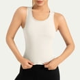 thumbnail image 2 of Plebaso Womens Short Sleeve Workout Yoga Tank Tops Racerback Sleeveless Stretch Shirts Activewear for Women, 2 of 5